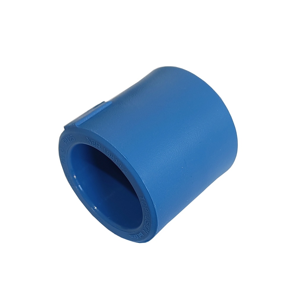 Luva Soldável 50 mm - PPR Azul (Linha TopAir / TopFusion)