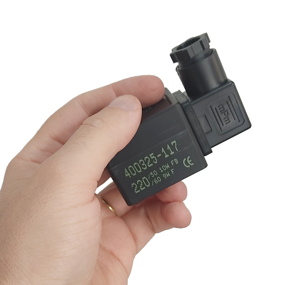 Bobina 220 VCA C/ Plug P/ Válvula Filtro Manga