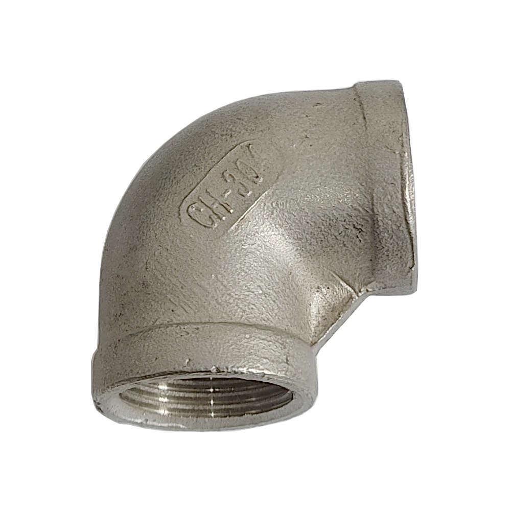 Cotovelo Fêmea 90º 1.1/2" BSP - Aço Inox 304