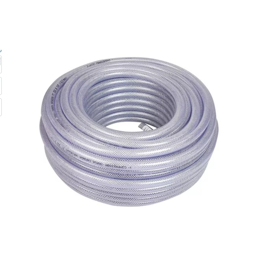 Mangueira Cristal Trançada 1/2" - 250 Libras / psi (Preço por Metro)