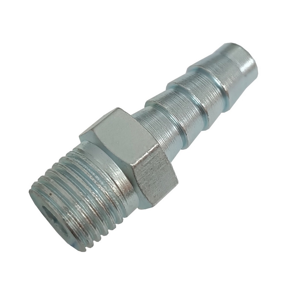 Espigão 1/4" x Rosca Macho 3/8" BSP em Alumínio