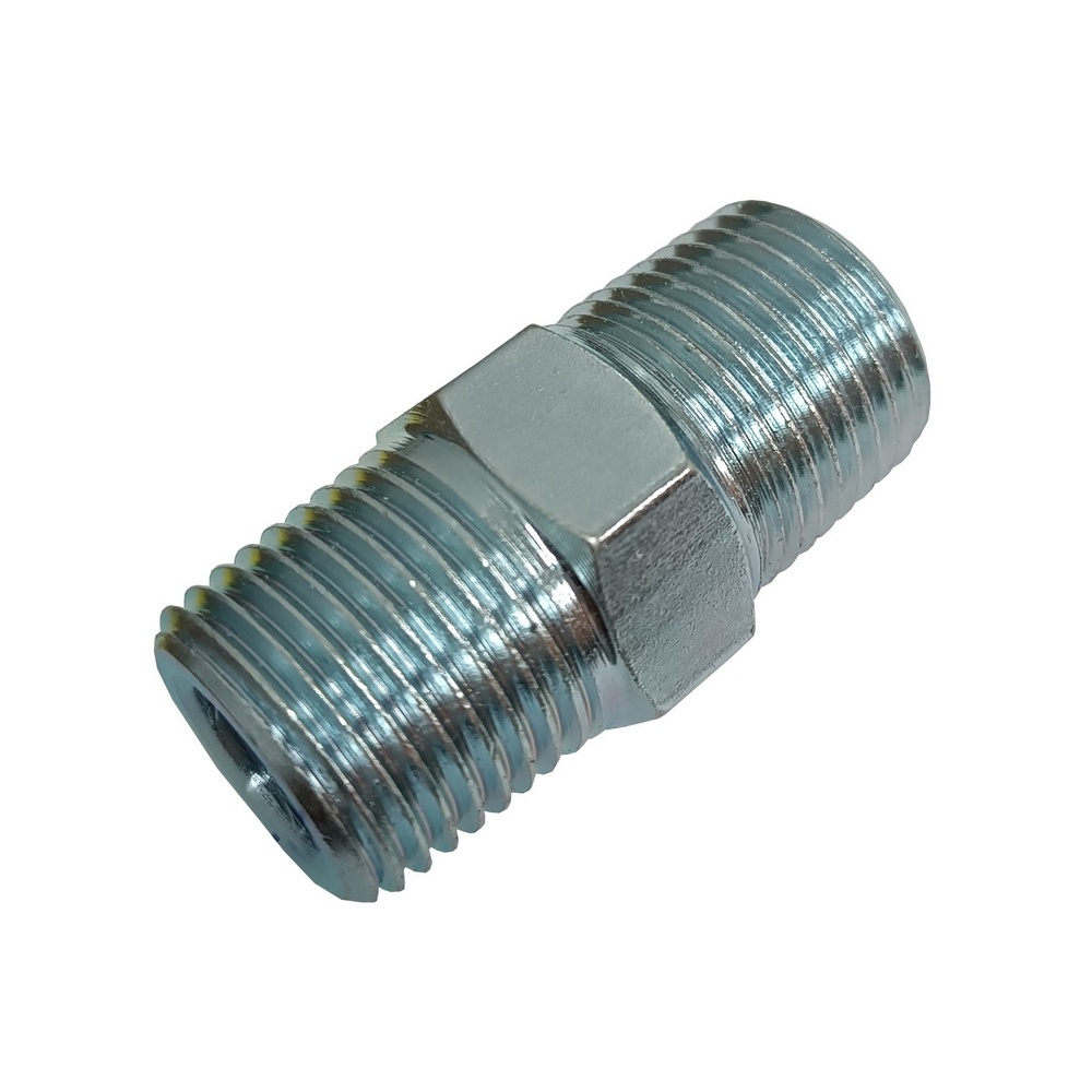Niple Reto 3/8" NPT em Alumínio