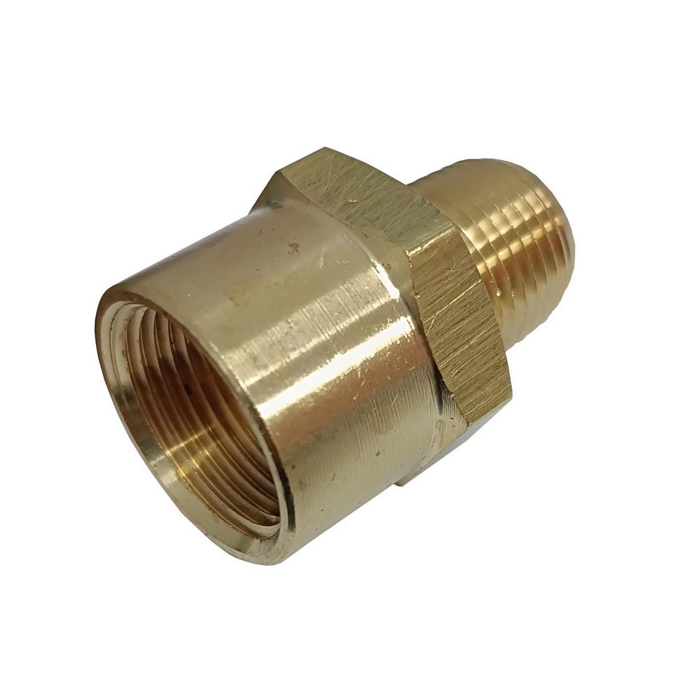 Adaptador Fêmea 3/4" BSP x Macho 1/2" NPT Em Latão