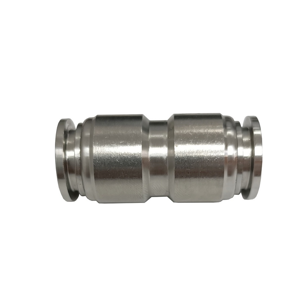 União Reta Tubo 12 mm - PUC (Conexão Instantânea Aço Inox)