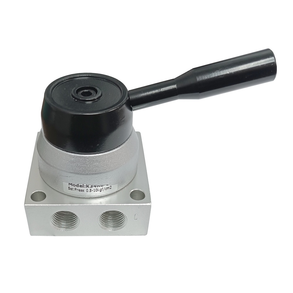 Válvula Rotativa 4/3 Vias Centro Fechado 1/4