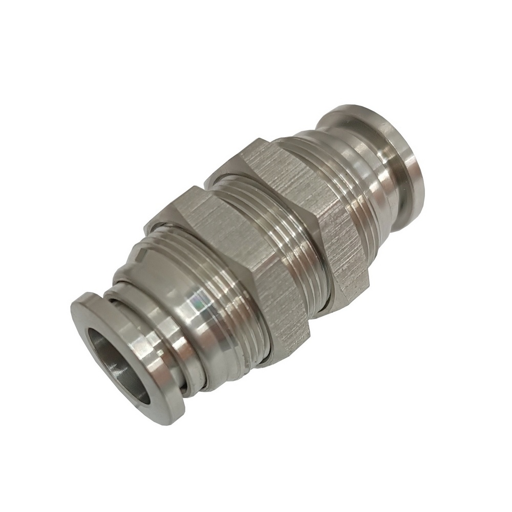 União Painel Tubo 8 mm - PMM (Conexão Instantânea Aço Inox)