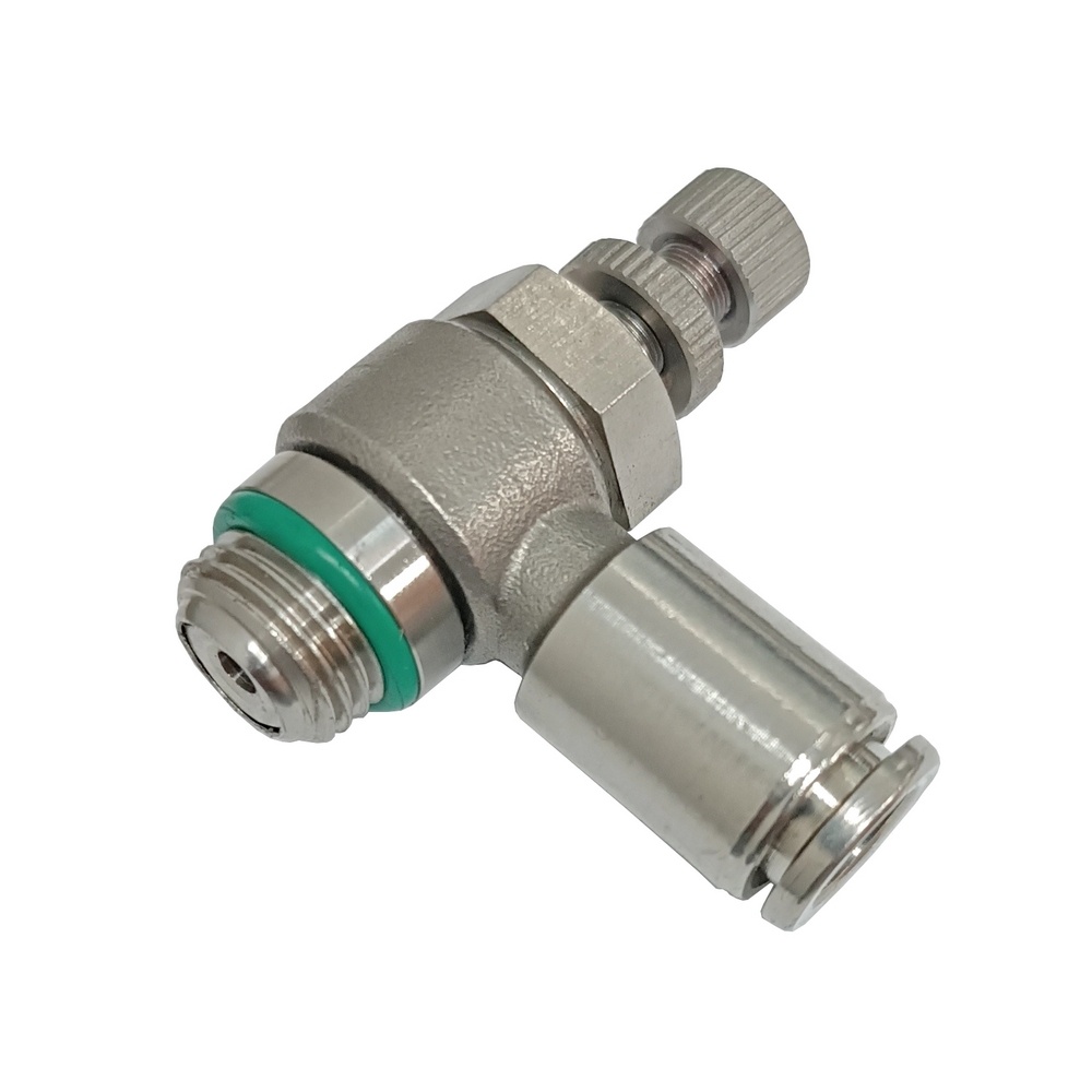 Regulador de Fluxo Tubo 8 x 1/4" BSP - NSE (Conexão Instantânea Aço Inox)