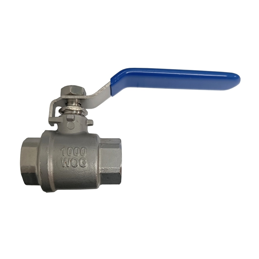 Válvula De Esfera Inox 304 c/ Rosca 1/4