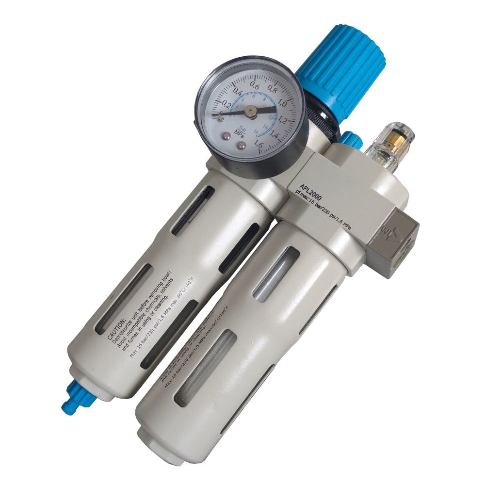 Conjunto Lubrefil 3/4" BSP C/ Manômetro - Linha 16 bar