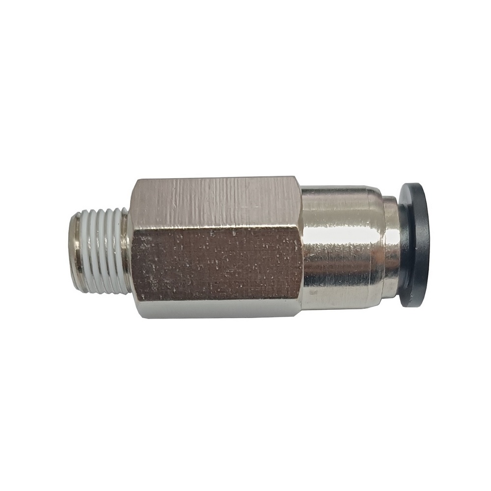 Conector Reto c/ Retenção Tubo 6 x Rosca Macho 1/8