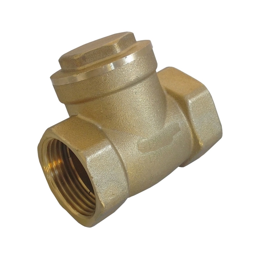 Válvula De Retenção Portinhola 3/4" BSP Em Latão