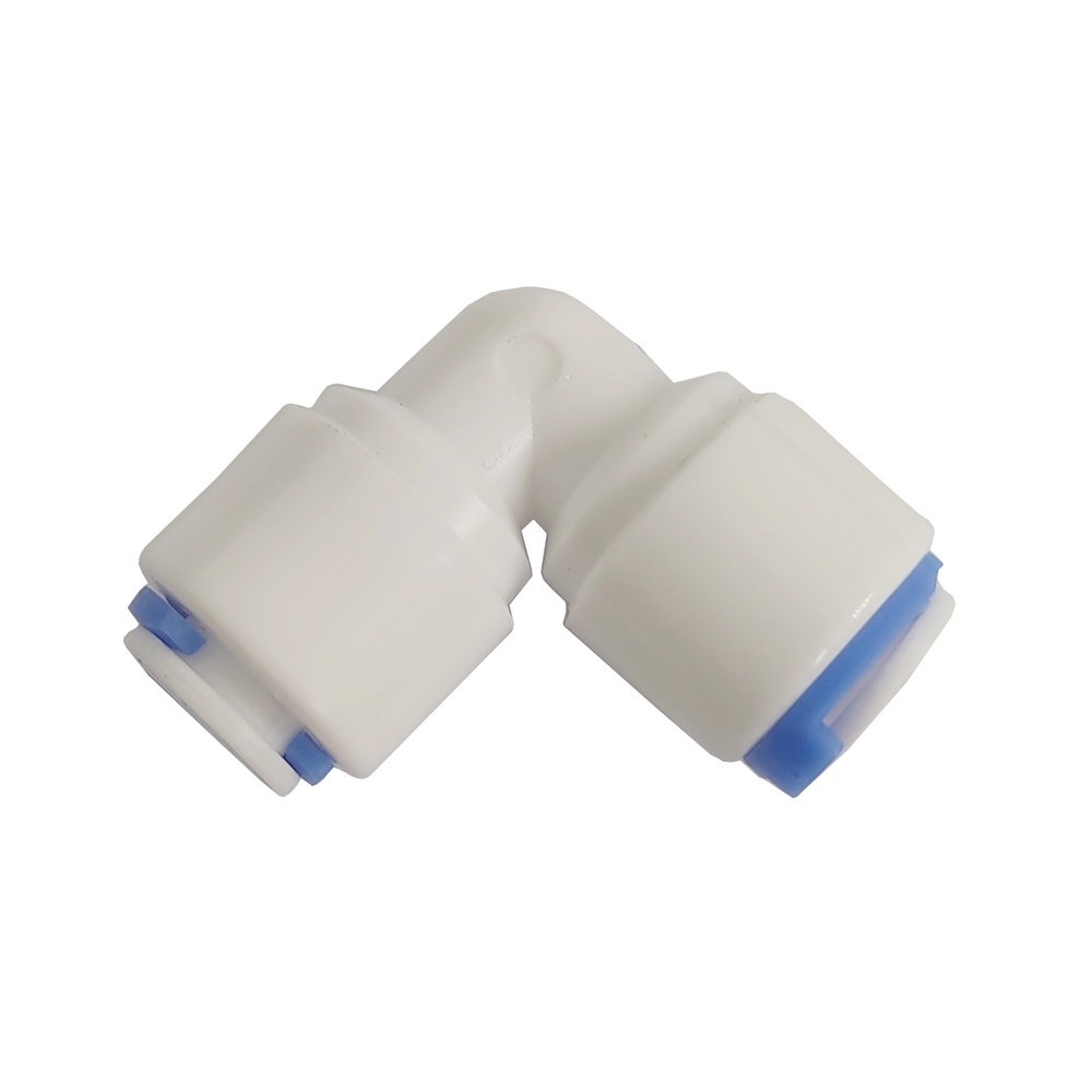Cotovelo União Tubo 1/4" x 3/8" Para Água (Conexão Instantânea)
