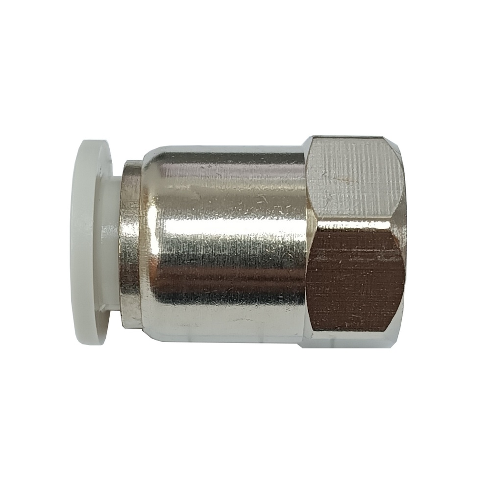 Conector Reto Tubo 10 x Rosca Fêmea 1/4