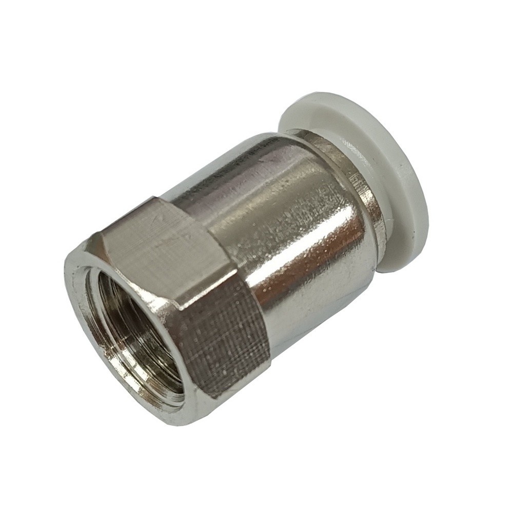 Conector Reto Tubo 10 x Rosca Fêmea 1/4
