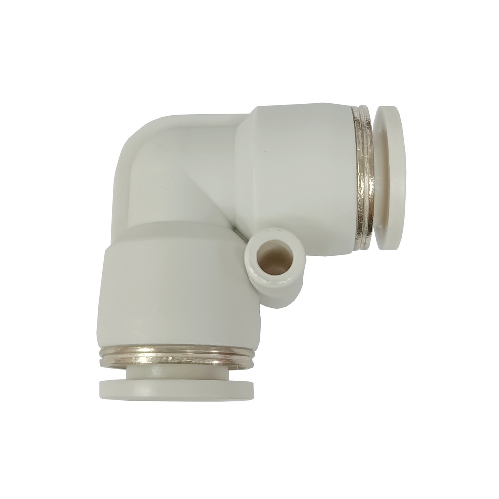 Cotovelo União Tubo 6 mm - PUL (Conexão Pneumática Primeira Linha Branca)