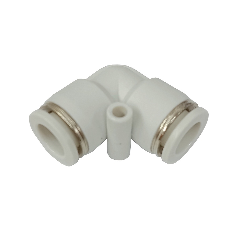 Cotovelo União Tubo 10 mm - PUL (Conexão Pneumática Primeira Linha Branca)