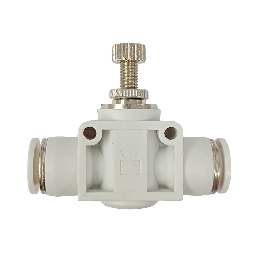 Regulador de Fluxo em Linha Tubo 6 mm - NSF (Conexão Instantânea Primeira Linha Branca)