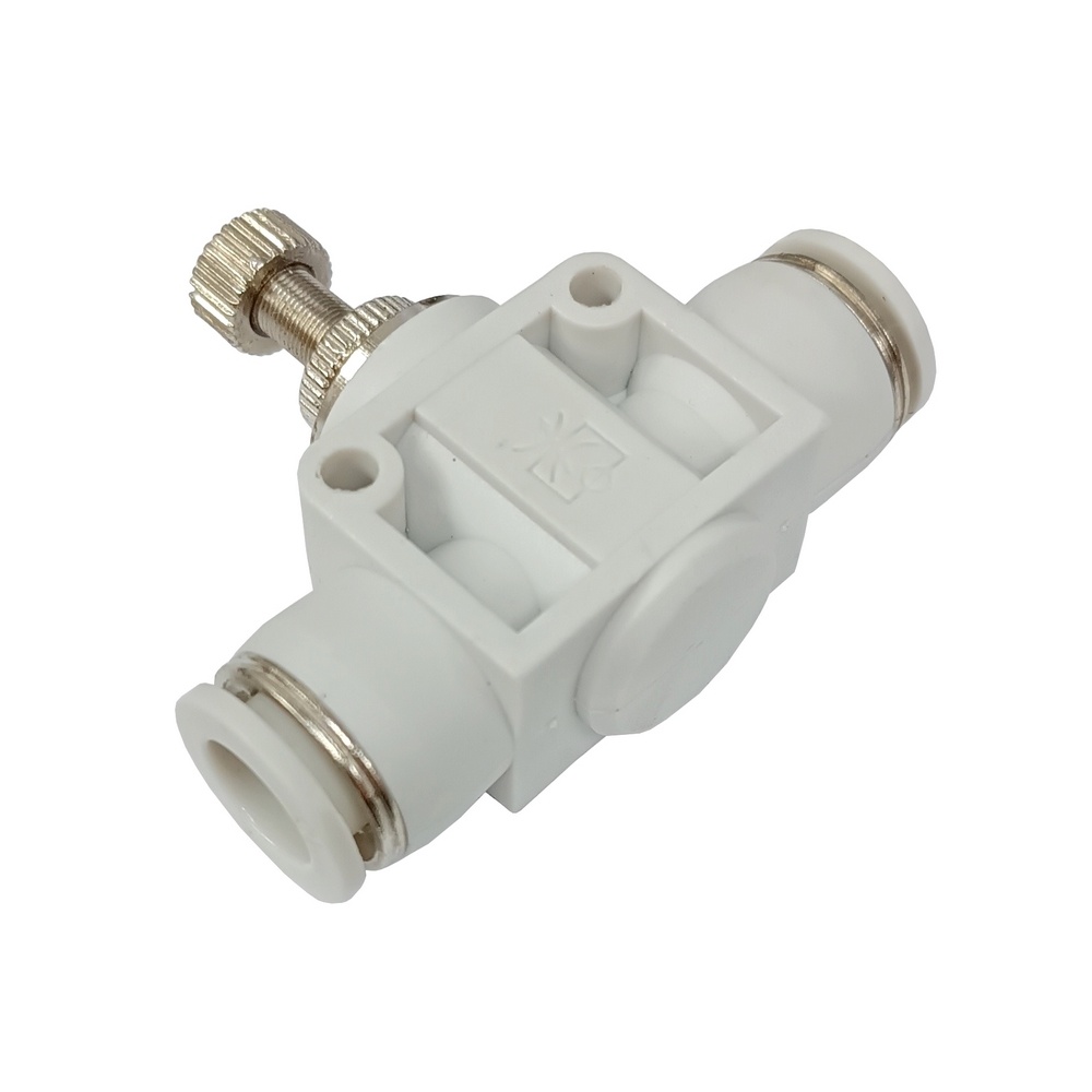 Regulador de Fluxo em Linha Tubo 8 mm - NSF (Conexão Instantânea Primeira Linha Branca)