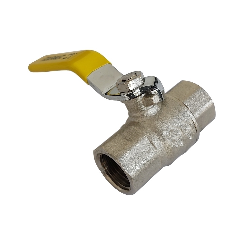 Válvula de Esfera Rosca 1" BSP Monobloco PN25 p/ Rede de Gás 