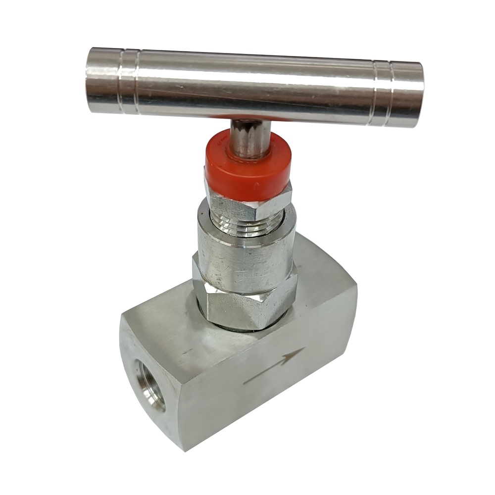 Válvula Agulha / Registro Fêmea 1/4" NPT em Inox 316 p/ 4000 PSI