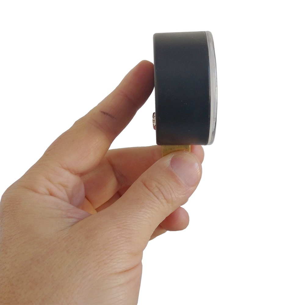 Manômetro Vertical 40 PSI / 2,5 Bar Com Rosca 1/4