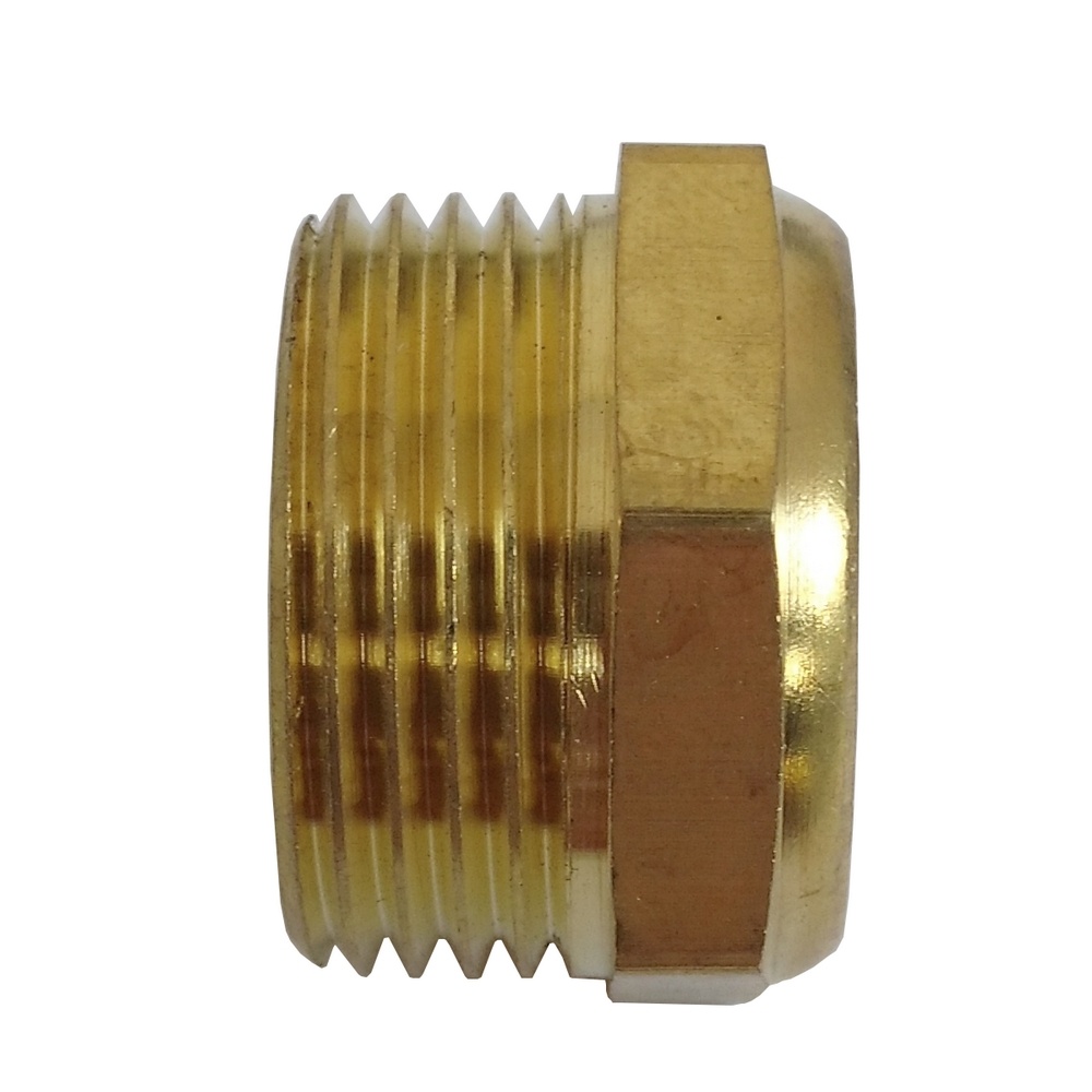 Silencioso Pneumático Plano Rrosca M5 Em Bronze (BSLM)
